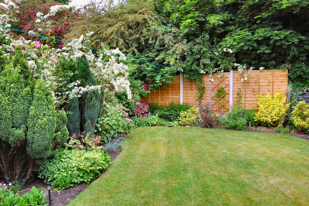 Lush out door retreat