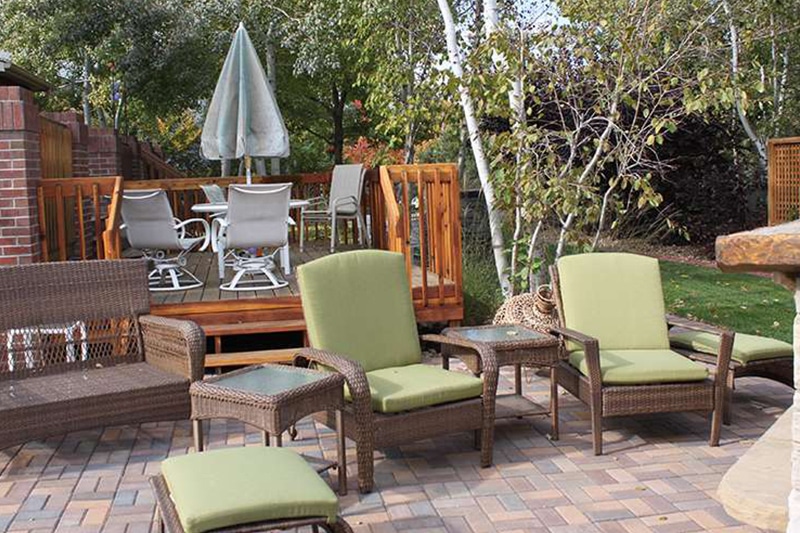 outdoor patios and decks