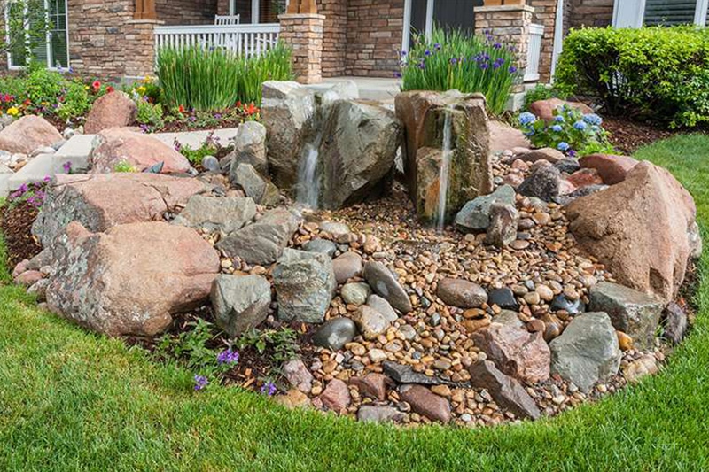 modern water feature is easy maintenance